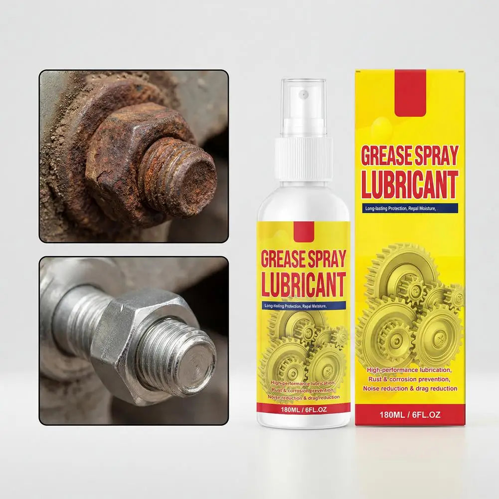 180ml Lubricant Spray – Rust Remover & Metal Protector