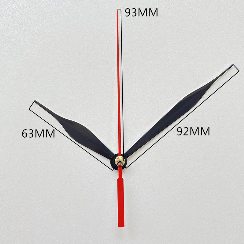 Silent Mute DIY Wall Clock Movement with Hands – Quartz Mechanism Repair Kit
