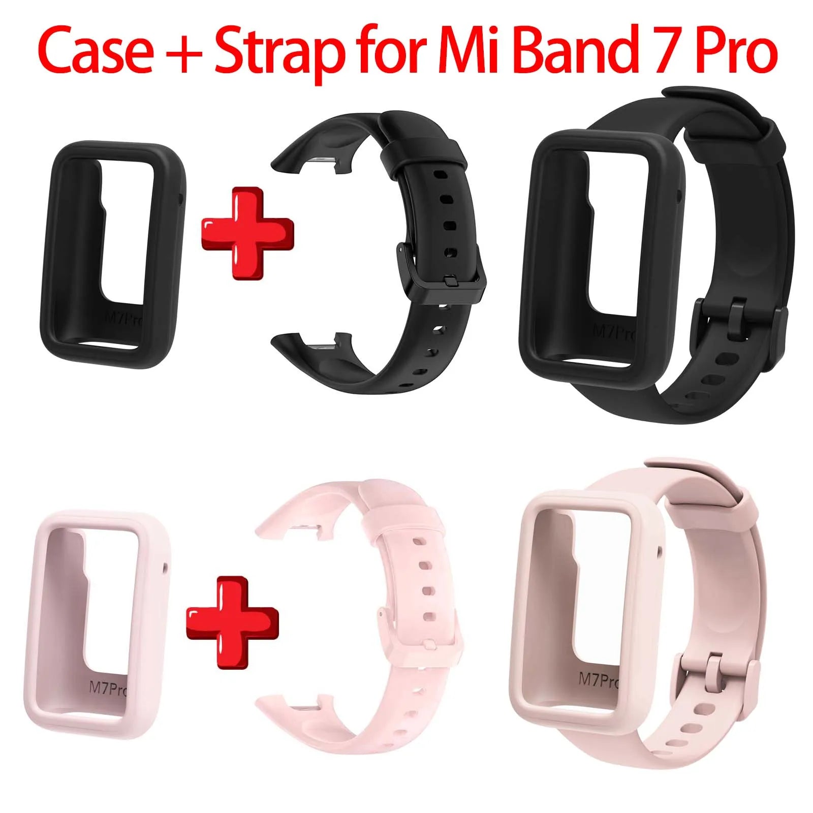 Silicone Strap & Cover for Xiaomi Mi Band 7 Pro – Soft & Comfy Peaceful Pleasures Health and Wellness