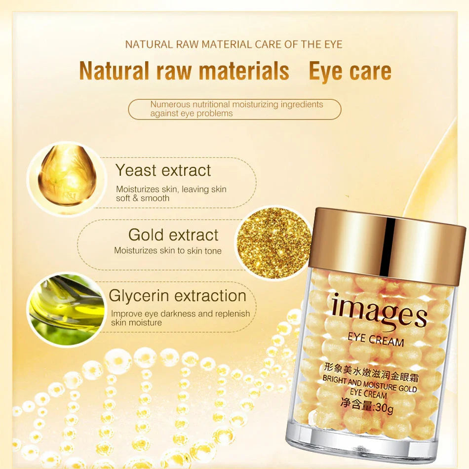 Gold Eye Cream – Hydrating, Anti-Wrinkle & Brightening | 30g