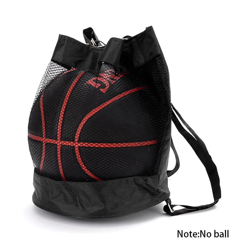 Basketball Backpack Oxford Cloth Shoulder Crossbody Bag Mesh