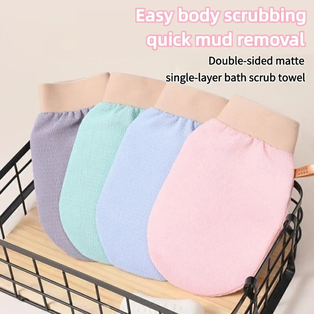 Exfoliating Bath Gloves | Loofah Body Scrubber Mitt
