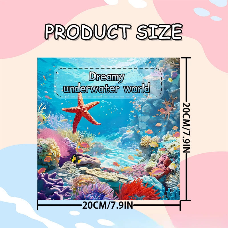 Bview Art Underwater Wonders Relaxing Coloring Book Featuring Ocean