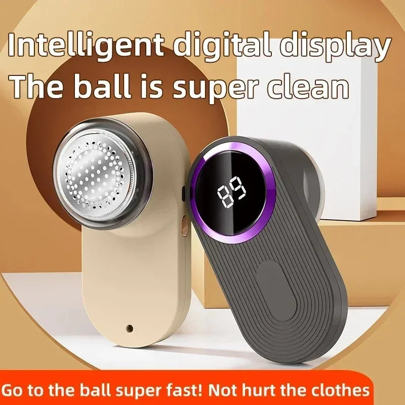 Rechargeable Electric Lint Remover with Digital Display Lint Shaver Pilling Depiller for Sweater Couch Clothes Peaceful Pleasures Health and Wellness