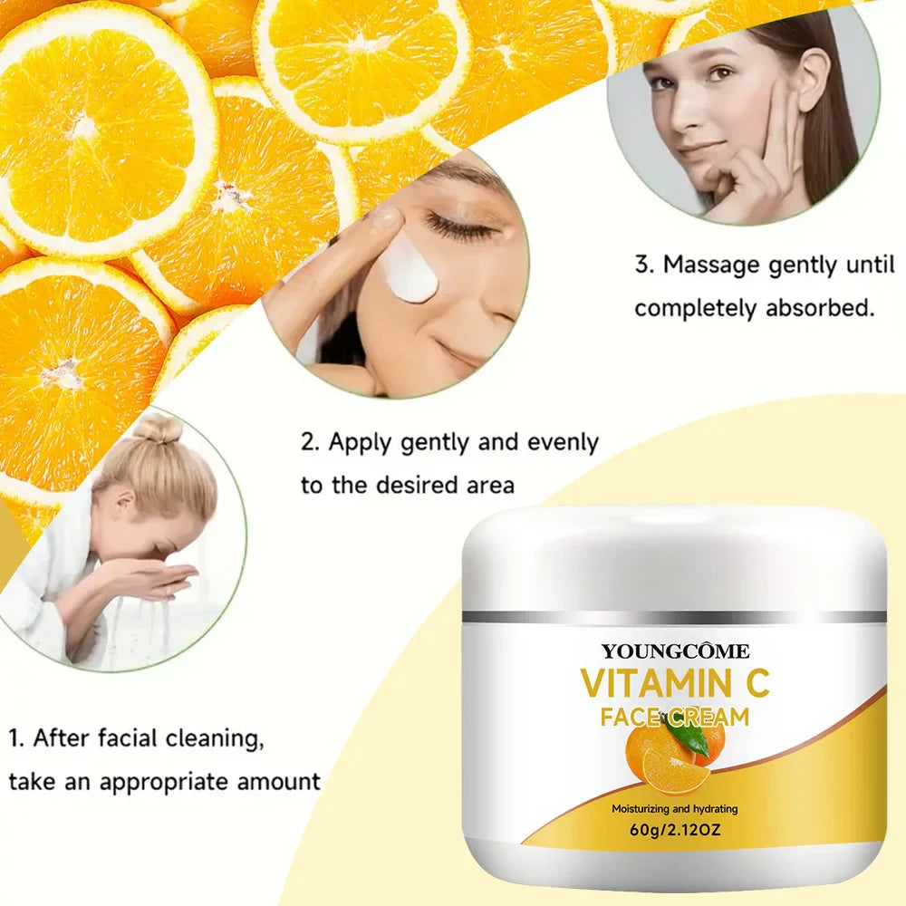 YOUNGCOME Vitamin C Face Cream – Brighten, Firm & Even Tone
