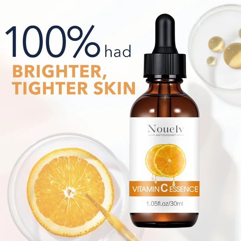 Vitamin C Facial Essence Nicotinamide Dark Skin Brighten Serum Fade Fine Lines Moisturizing Repair Dull Serum Face Skin Care Peaceful Pleasures Health and Wellness