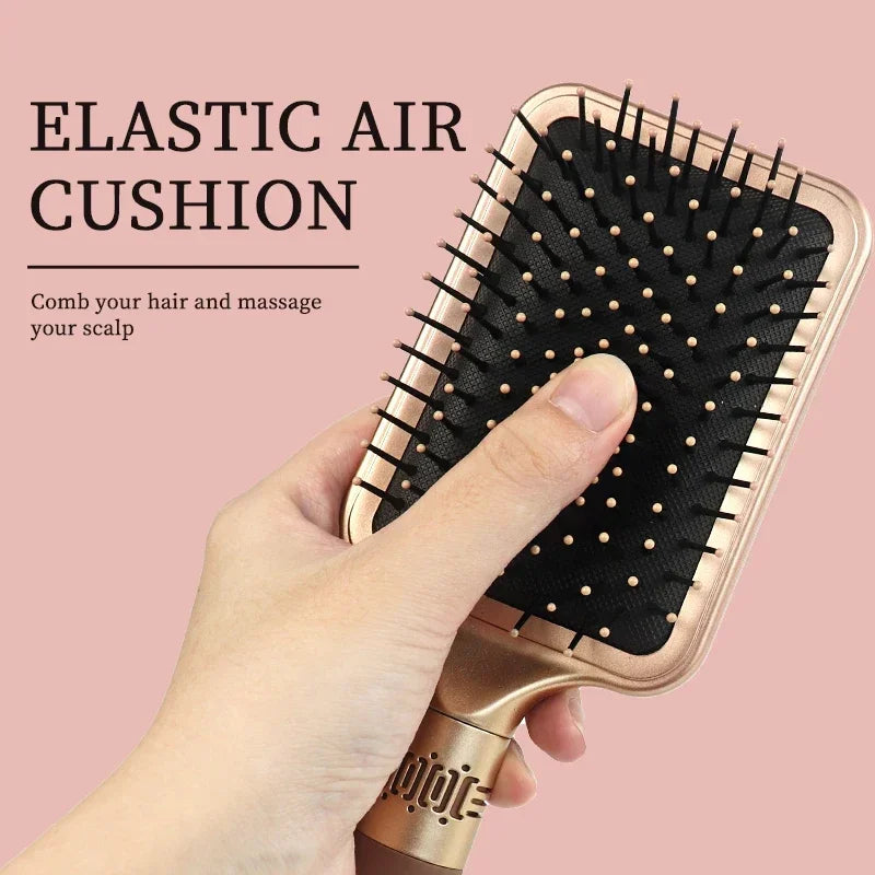 Airbag Scalp Massage Detangling Brush for Curly & Wet Hair Detangling Hair Brush Peaceful Pleasures Health and Wellness