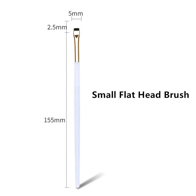 1 Pcs Gradient Handle Flat Brush Perming Eyelashes Lash Lift Tool Eyelash Perm Rod Eyelash Applicator Makeup Tools & Accessories Peaceful Pleasures Health and Wellness Small Blue