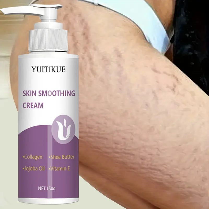 Collagen & Shea Butter Skin Smoothing Cream 150g - Non-Greasy Fast Absorbing Formula for Deep Moisturization And Skin Smoothing Peaceful Pleasures Health and Wellness