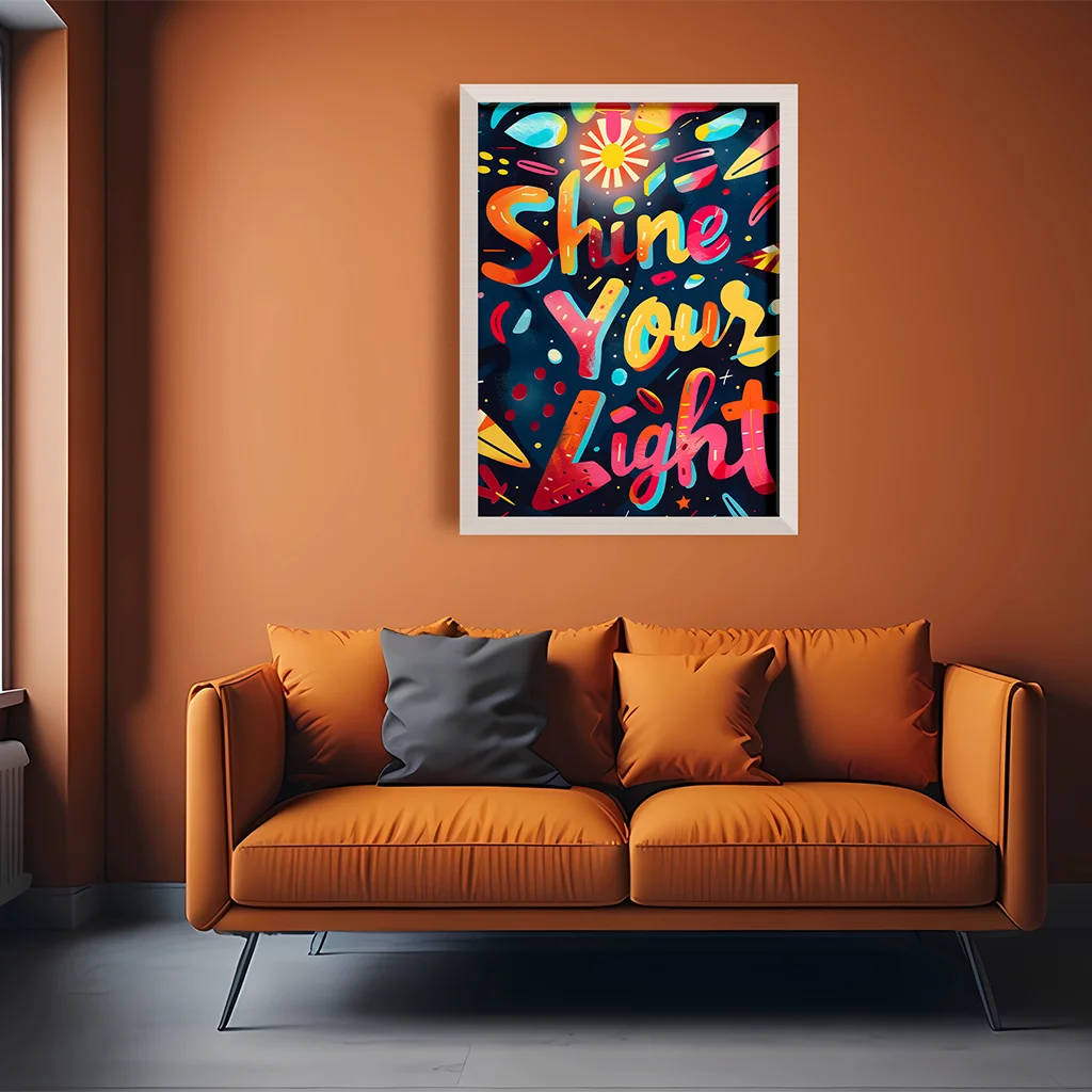 Nordic Wall Art Colorful Motivational Quote Inspirational Canvas Painting Modern Style Poster Prints Living Room Wall Decor Peaceful Pleasures Health and Wellness