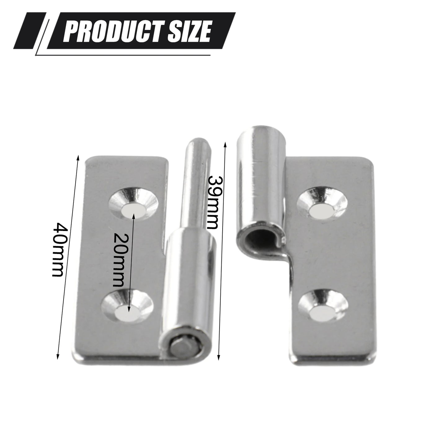 Detachable Hinge Slip Joint Flag Lift Off Door Stainless Steel