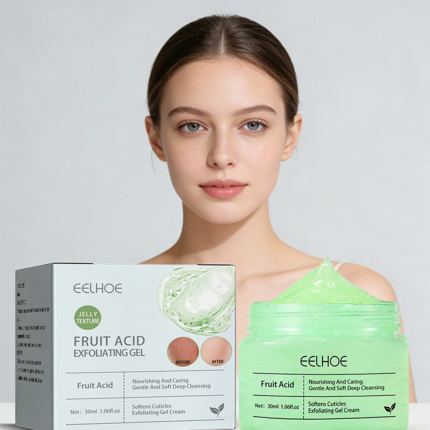 Eelhoe Fruit Acid Exfoliating Gel – Pore Cleanse & Blackheads