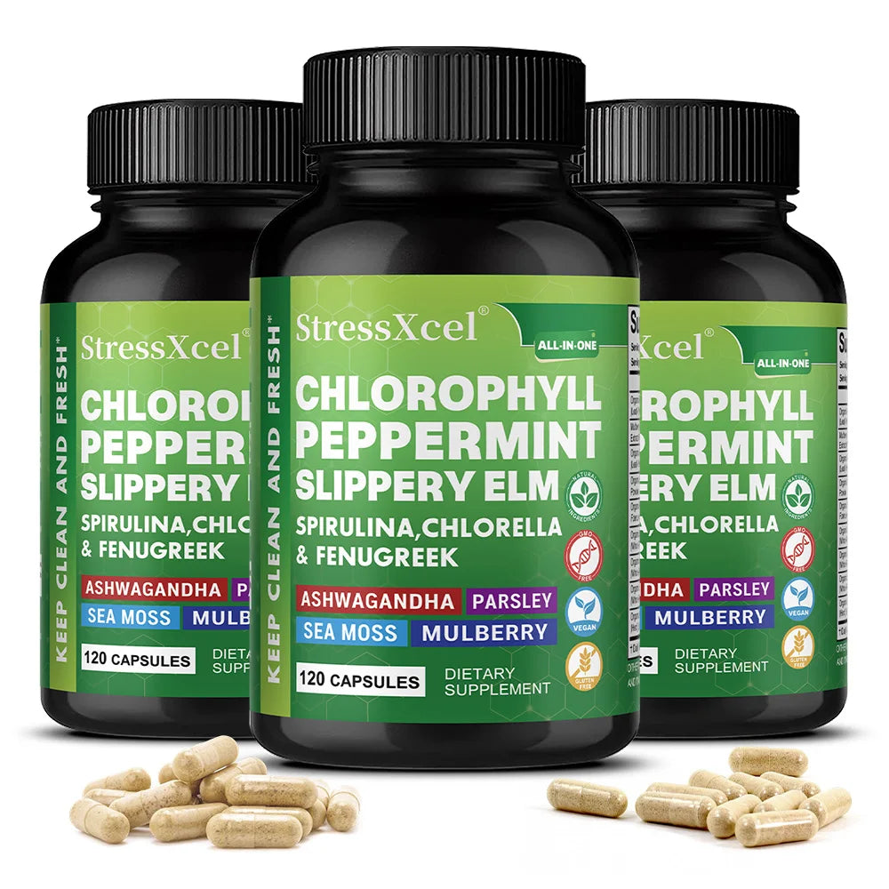 Spirulina & Chlorella Capsules – Detox, Energy & Immune Boost