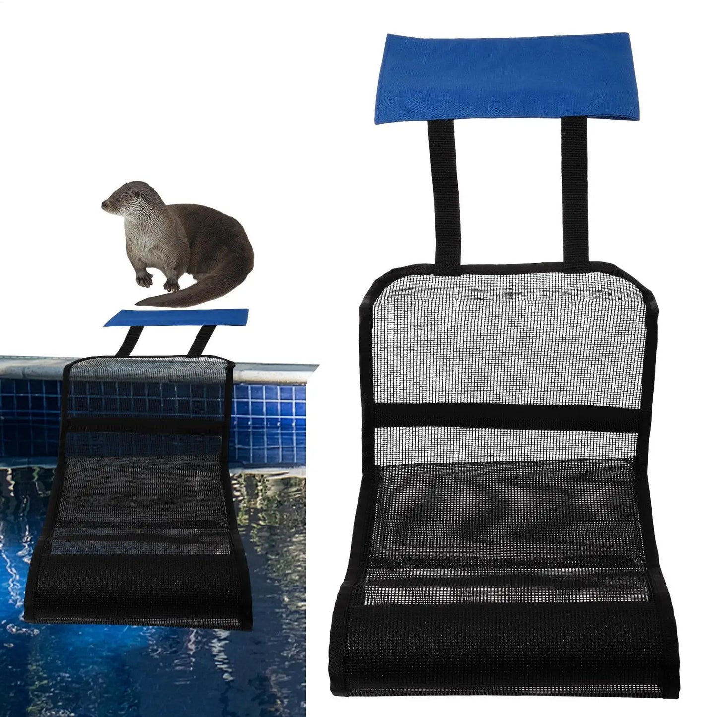Animal Swimming Saving Escape Ramp Oxford Cloth Pool Floating Animal Saver Rescue Tool Spa Frog Saver For Outdoor Frog Chipmunk Peaceful Pleasures Health and Wellness