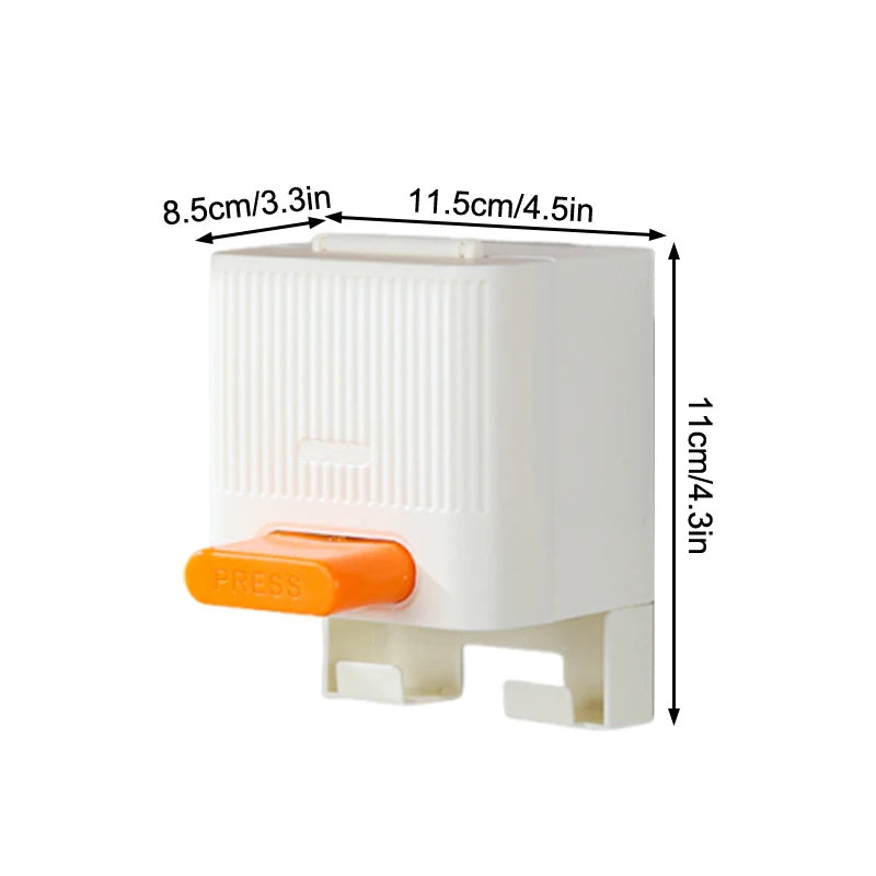 Automatic Press Cotton Swab Dispenser Box | Dustproof Organizer Cotton Swab Dispenser Peaceful Pleasures Health and Wellness