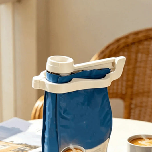 Coffee Bag Sealing Clip with Pour Spout | Moisture-Proof Coffee Bag Clip Oasis Select