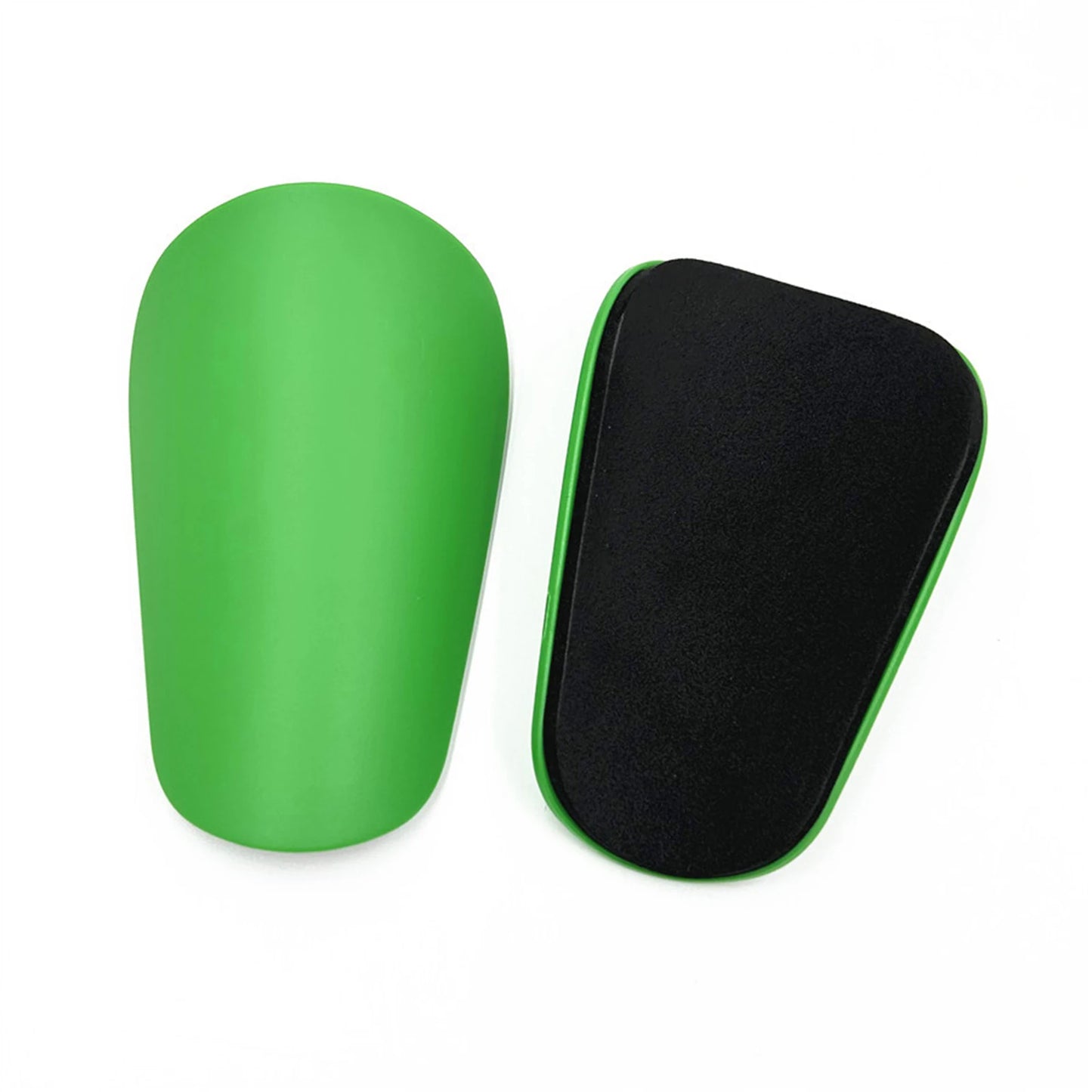 1 Pair Mini Soccer Leg Pads Wear- Lightweight Feet Shin Guards Shock Absorbing Portable Shank Board for Kids and Adults Peaceful Pleasures Health and Wellness Green S