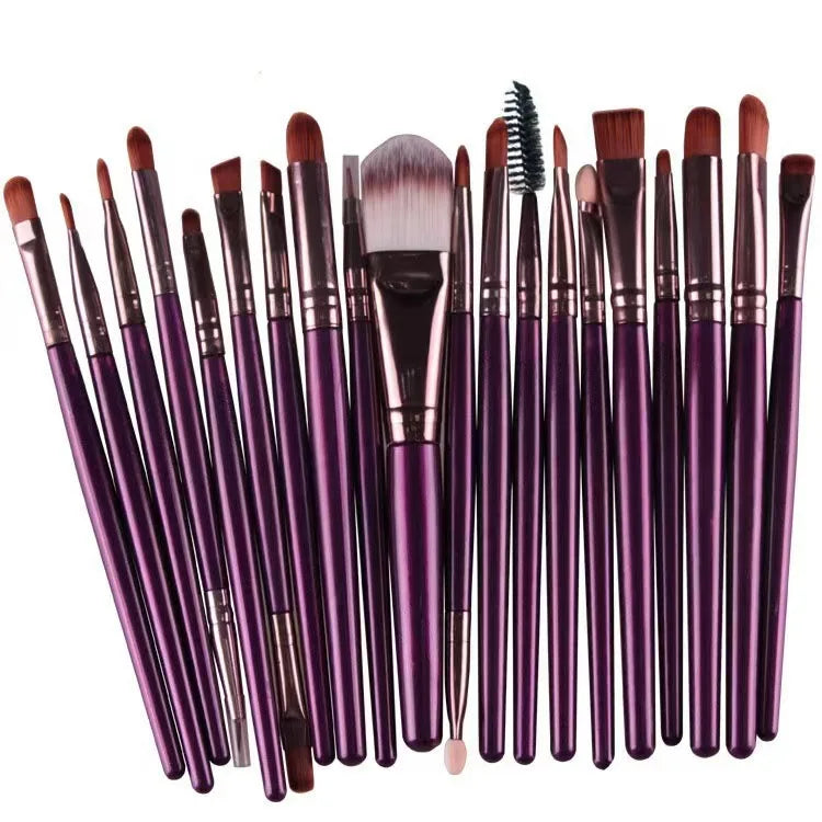 20-Piece Professional Makeup Brush Set – Soft Blending Brushes