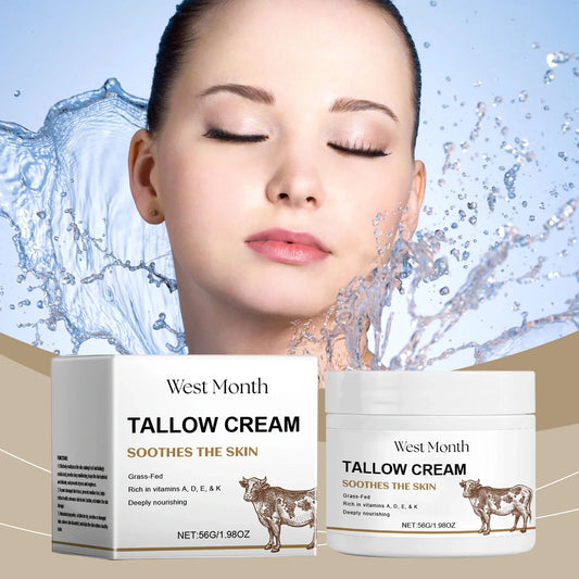 West Month Tallow Face Cream – Firming, Hydrating & Brightening Tallow Face Cream Oasis Select