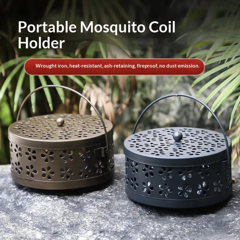 2026 Hot Mosquito Coil Tray Holder Home Insect Repellent Anti-fire Sandalwood Incense Burner Box Anti-Mosquito Supplies Peaceful Pleasures Health and Wellness