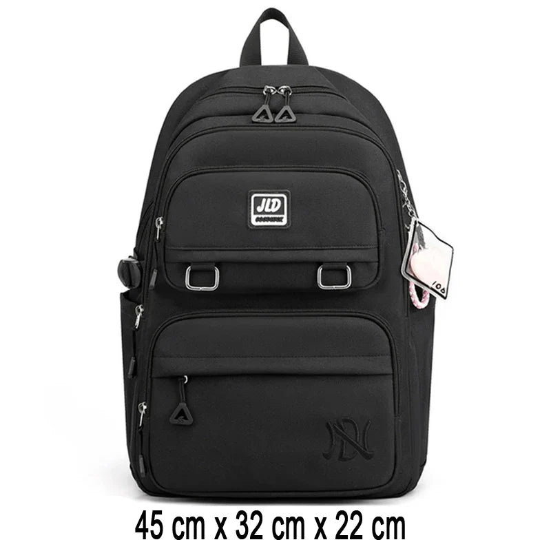 Kawaii Girls School Backpack – Cute Pink Waterproof Kids Bag