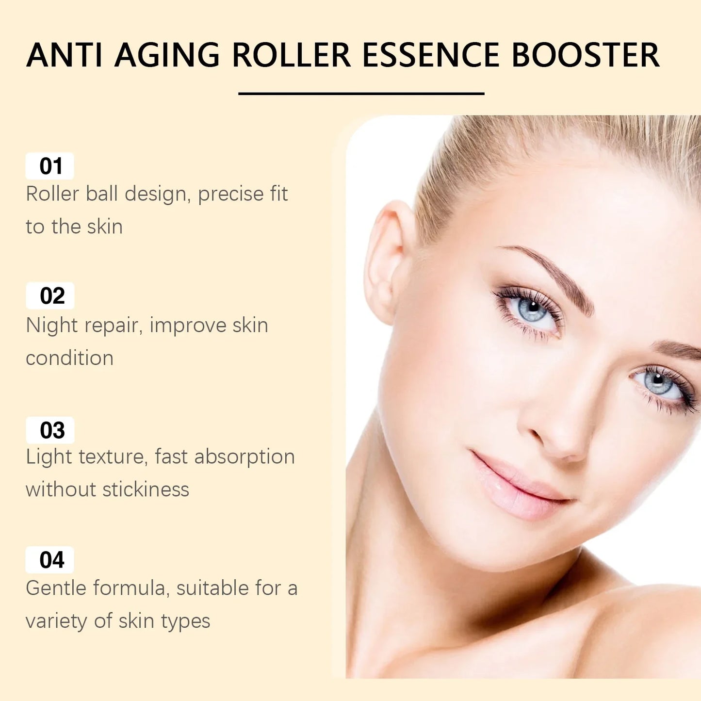 Bee Venom Roller Serum – Firming Hyaluronic Acid Booster