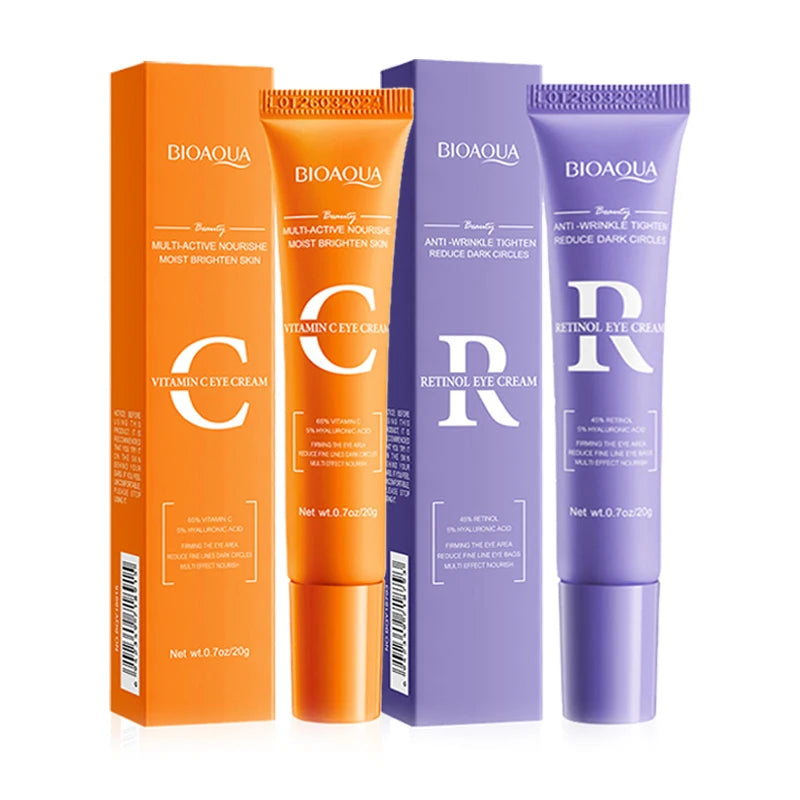 BIOAQUA Vitamin C Retinol Eye Cream – Dark Circles & Anti-Aging