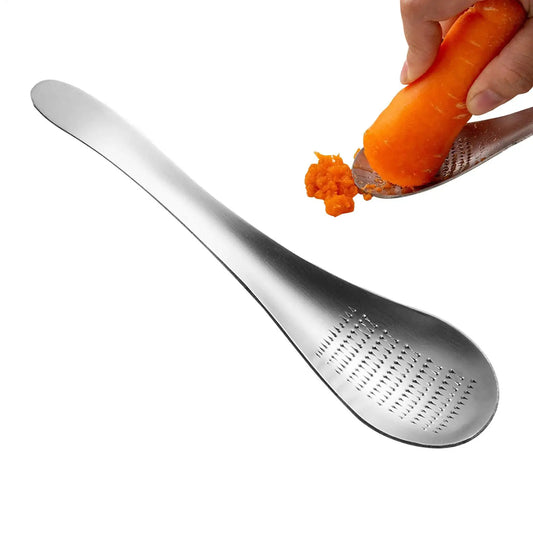Stainless Steel Ginger Garlic Grater & Vegetable Grinder Kitchen Grater Tool Oasis Select