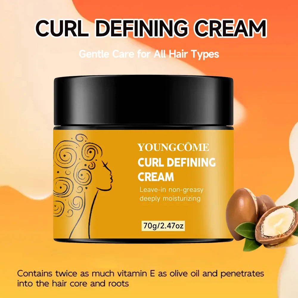 Curl Defining Cream – Volumizing, Frizz Control & Nourishing