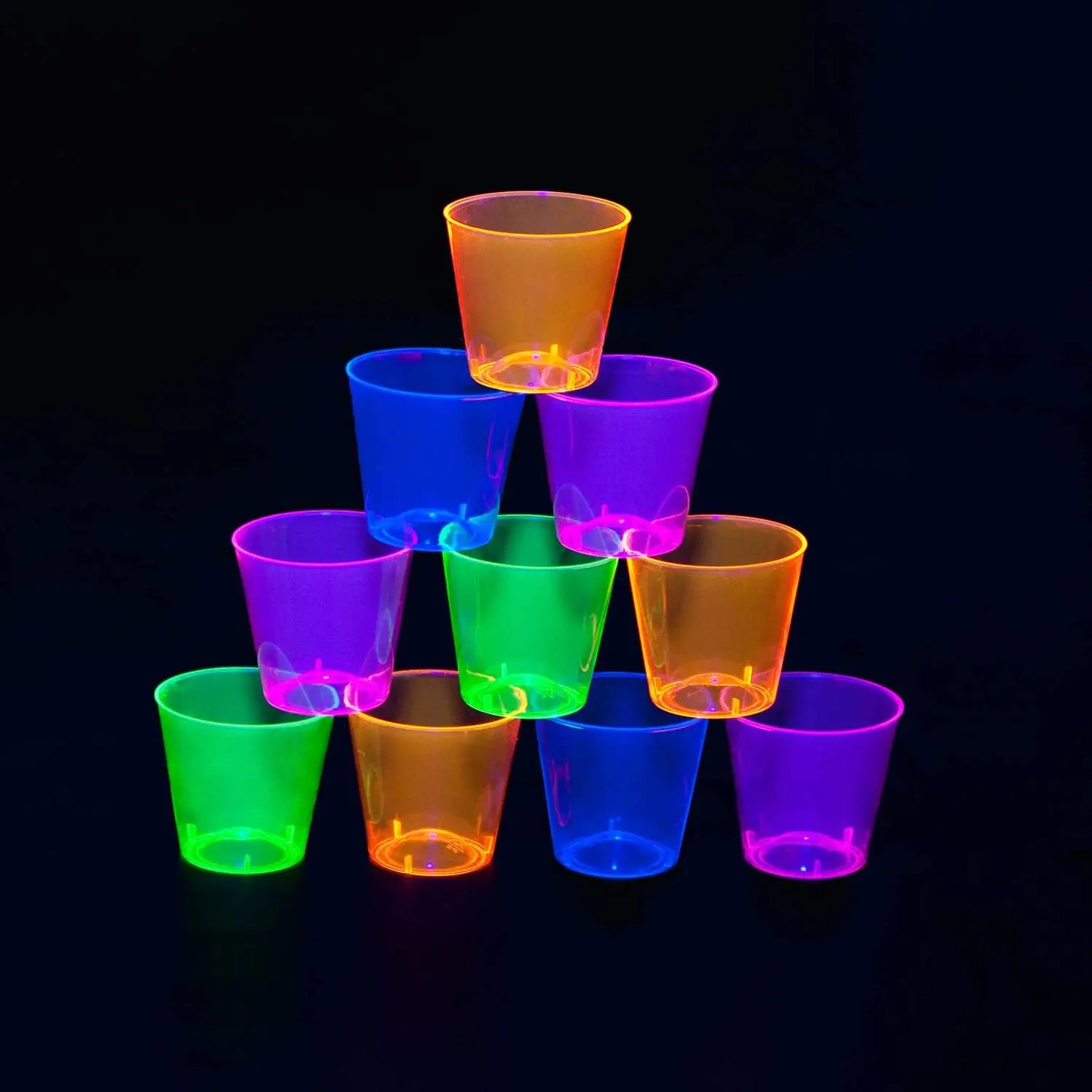 40PCS Shot Glass Set 2OZ Disposable Clear Hard Plastic Cups Jelly Cup for Party Supplies Wedding Birthday Stackable Glasses Peaceful Pleasures Health and Wellness