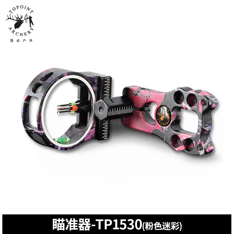 Archery TOPOINT TP1530 Sight Compound Bow Sights 3 Pin 0 029 Fiber