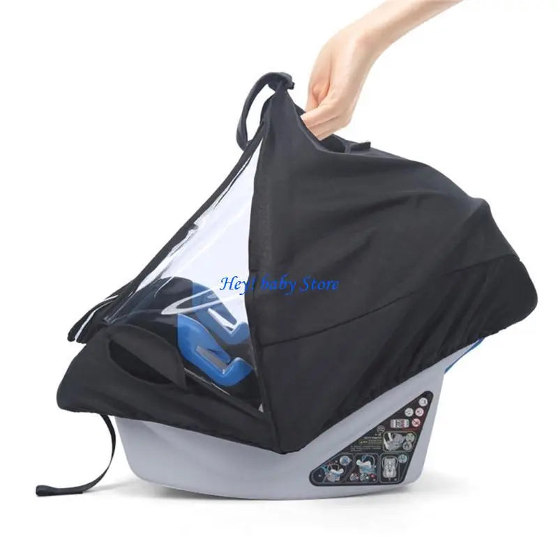 Infant Stroller Rain Cover – Clear Ventilated Waterproof Shield