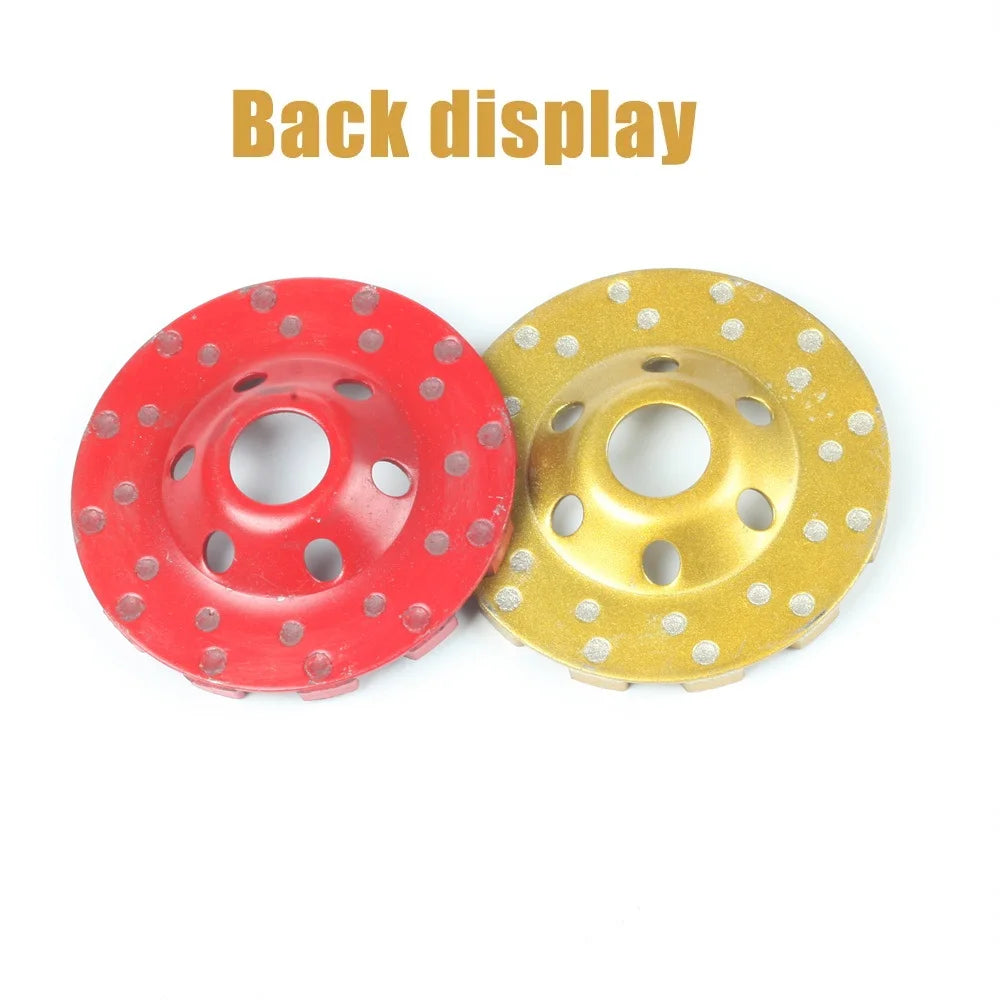 4" Turbo Diamond Grinding Cup Wheel – 12 Seg Angle Grinder Peaceful Pleasures Health and Wellness
