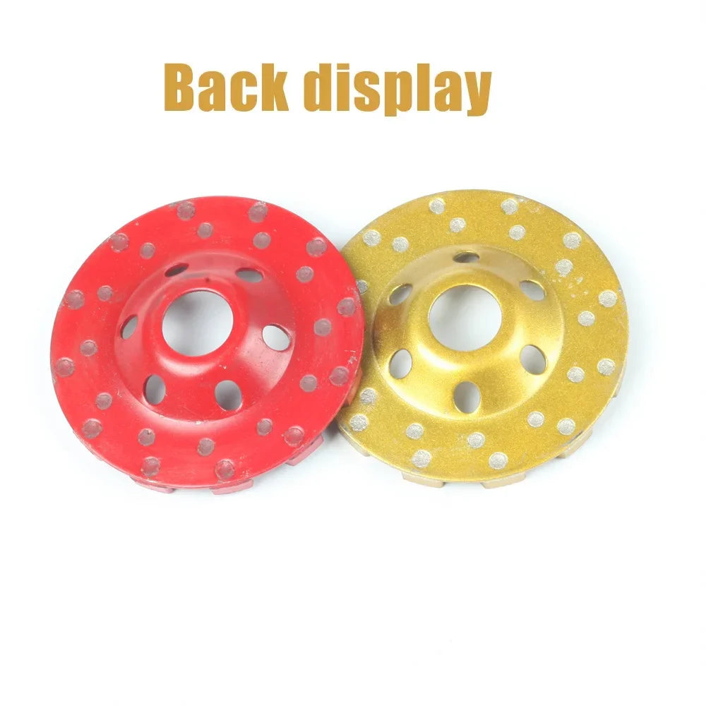 4" Turbo Diamond Grinding Cup Wheel – 12 Seg Angle Grinder