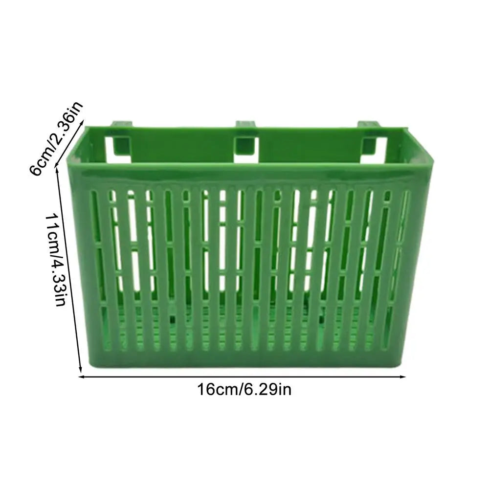 Aquarium Plant Holder Basket – Wall Mount Fish Tank Decor 2-Pack