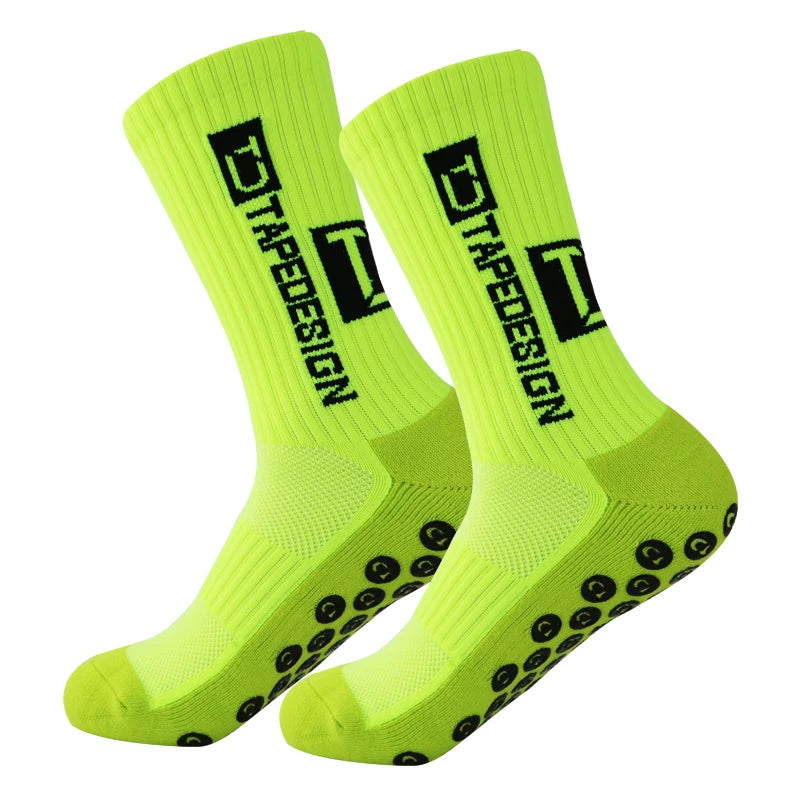 Anti-Slip Football Grip Socks | Breathable Knee-High Sports
