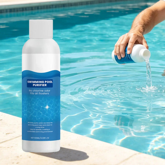 Pool Water Clarifier Liquid 100ml – Clear Pool & Hot Tub Pool Water Clarifier Peaceful Pleasures Health and Wellness Default Title