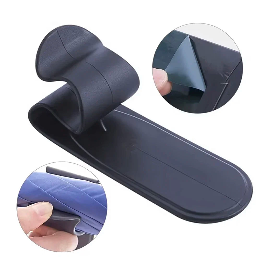 1/2pcs New Car Umbrella Holders Trunk Storage Organizer Hook Umbrella Mounting Bracket Interior Auto Accessories Peaceful Pleasures Health and Wellness
