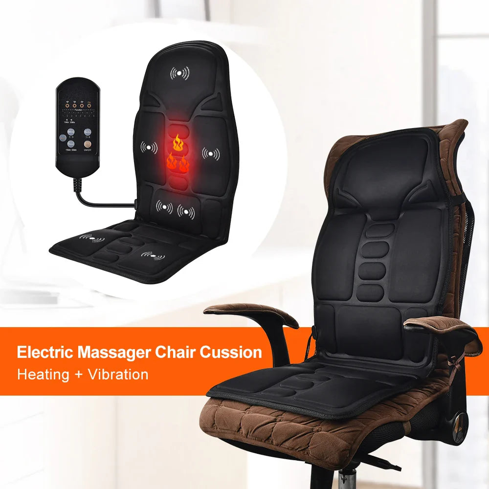 Hailicare Heated Vibration Massage Cushion – Car & Home