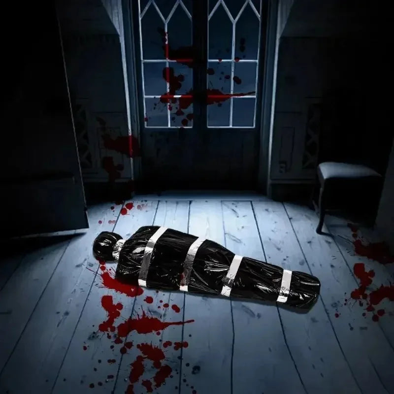 Halloween Corpse Body Bag Prop | Haunted House Horror Decor