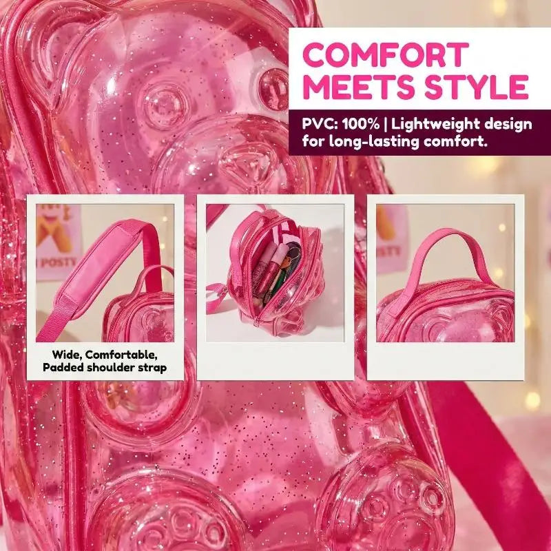 Ita Backpack Cute Bear Clear PVC Display Bag | Anime & School