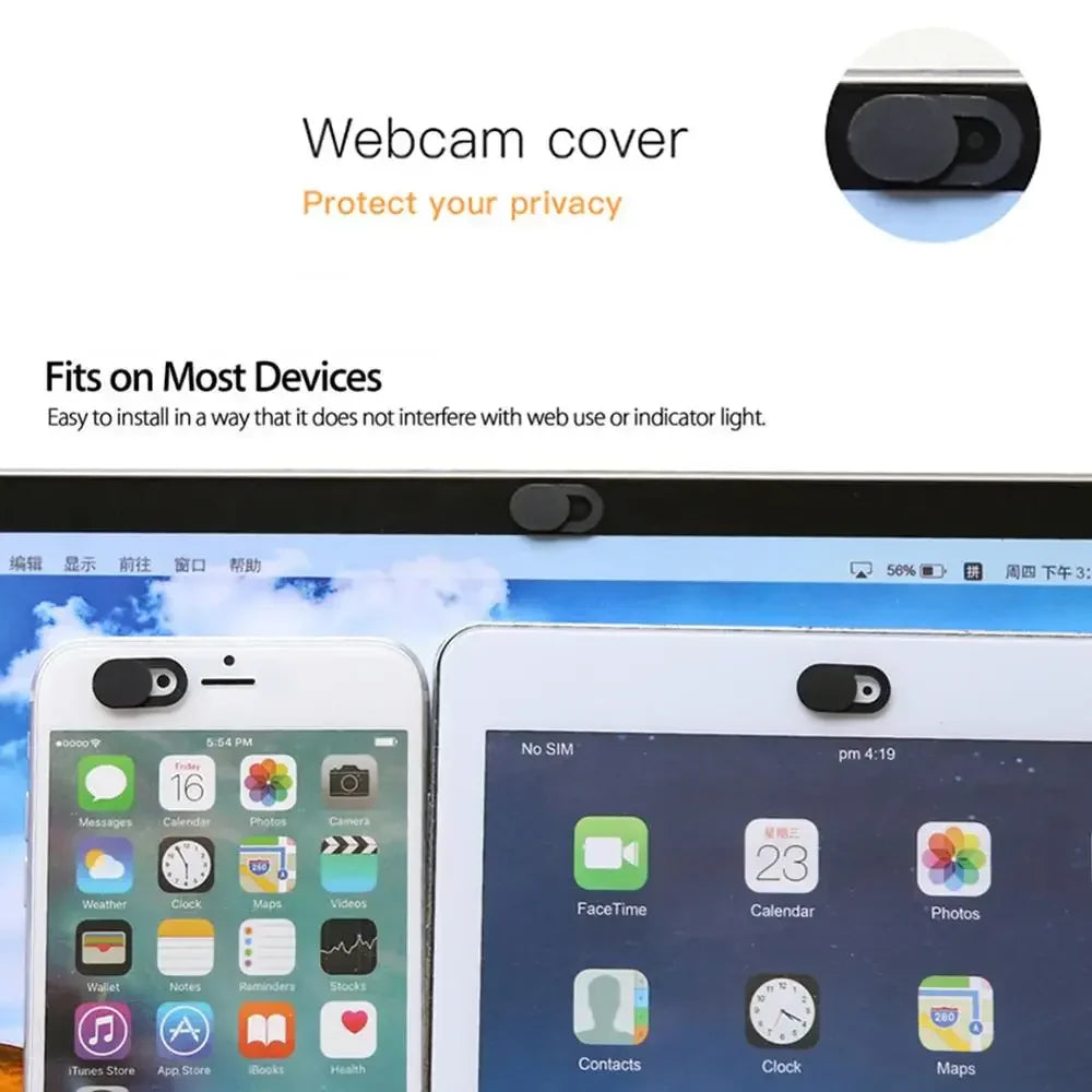 Webcam Cover Slider Privacy Shutter – Universal Laptop & Tablet