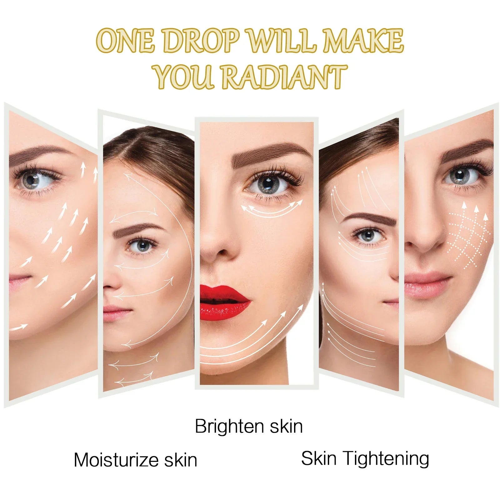 Jaysuing Bee Venom Serum Tighten Lightens Fine Lines Repair Dullness Moisturizing Firming Facial Skin Essence Brightening Skin Peaceful Pleasures Health and Wellness