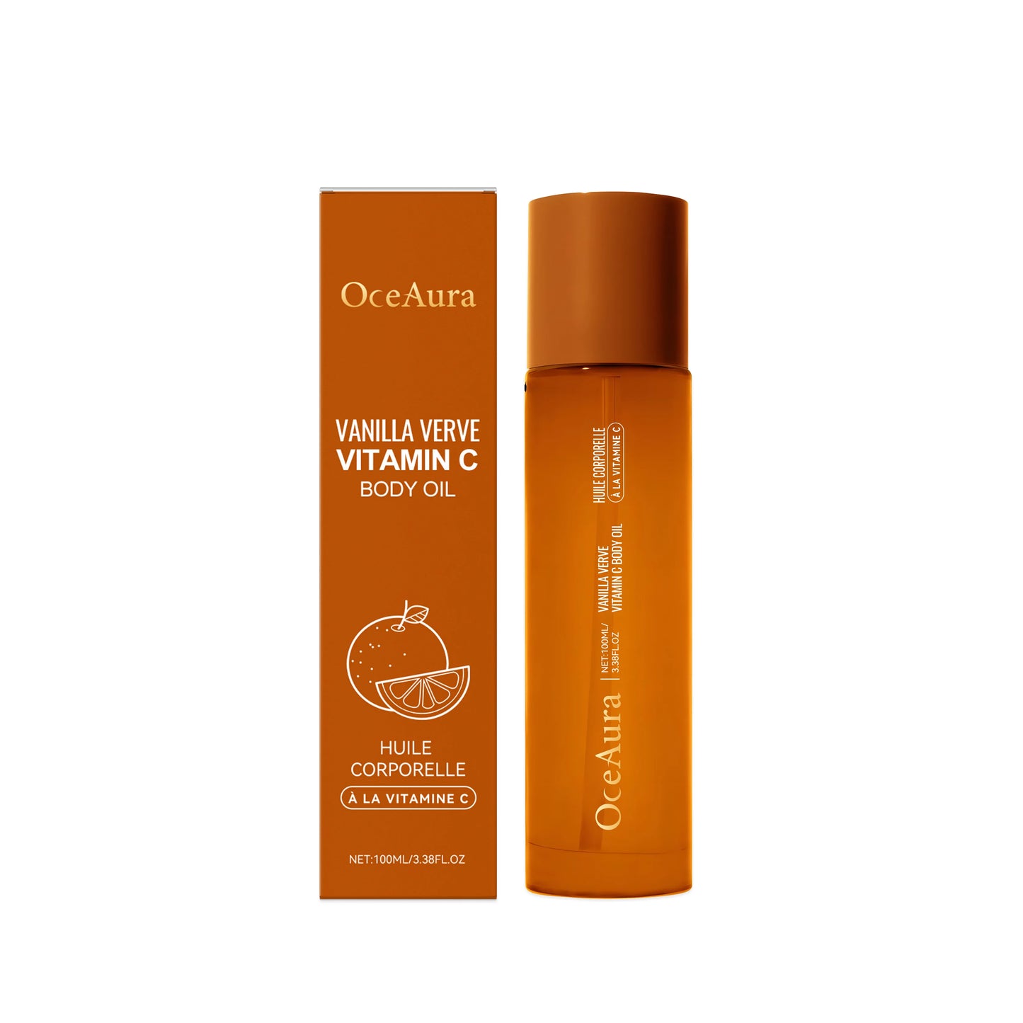 OceAura Vitamin C Body Oil – Brighten & Moisturize Skin 100ml