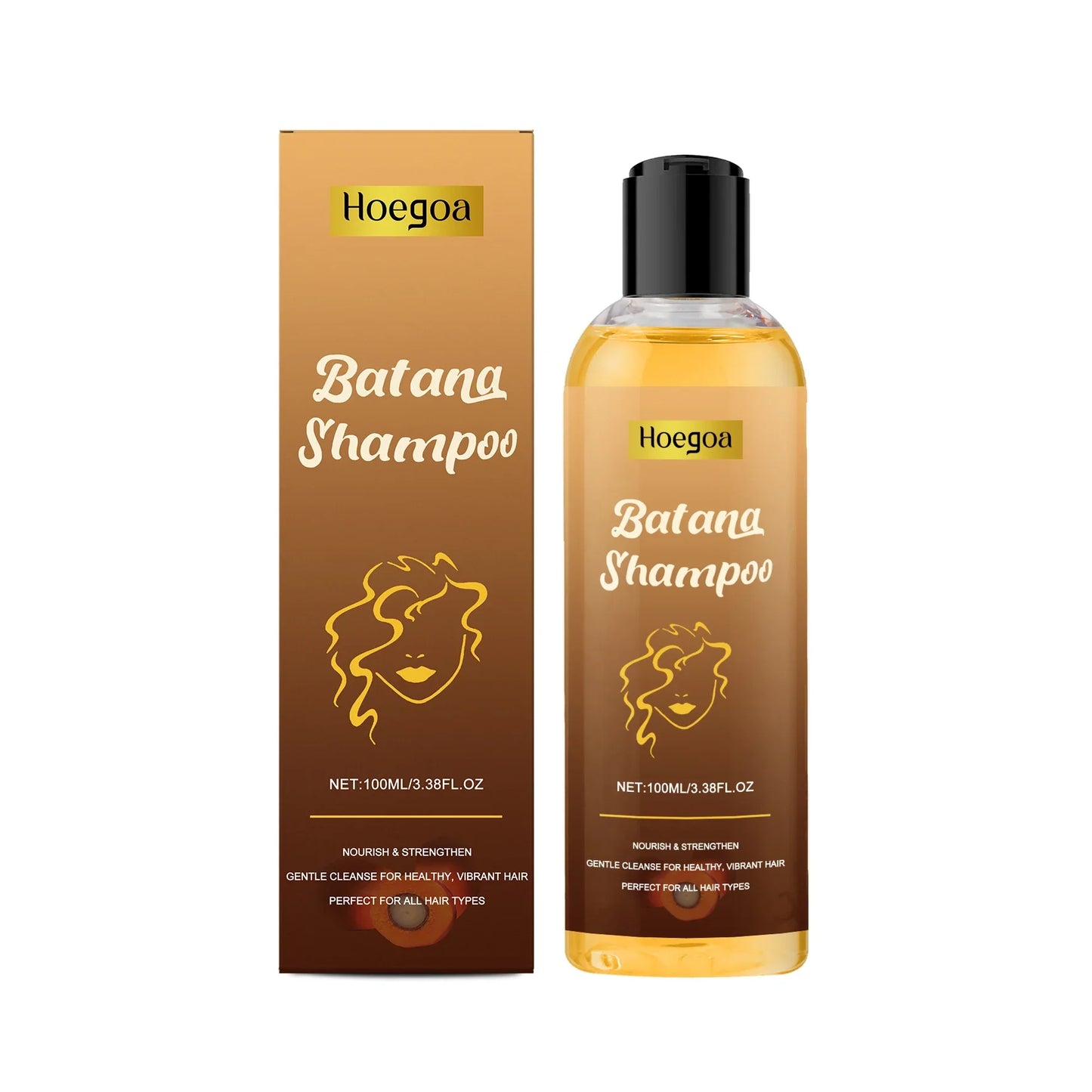 HOEGOA Batana Oil Shampoo – Nourishing Scalp & Hair Growth