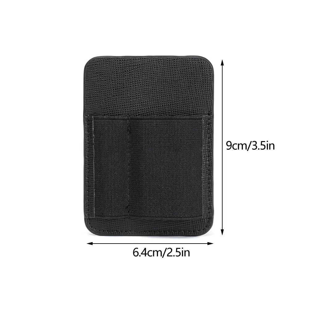 MagSafe DAC Leather Pouch – Magnetic Lock & Elastic Bands