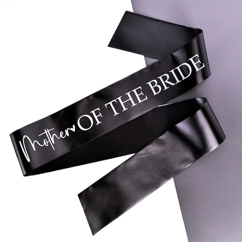 Bridal Party Sash | Bride, Bridesmaid, Maid of Honor & More Bridal Party Sash Peaceful Pleasures Health and Wellness mother of the bride