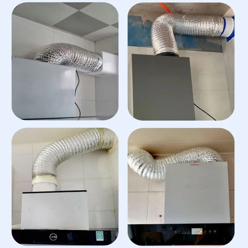 Flexible Aluminum Foil Ventilation Duct Hose | 80–200mm