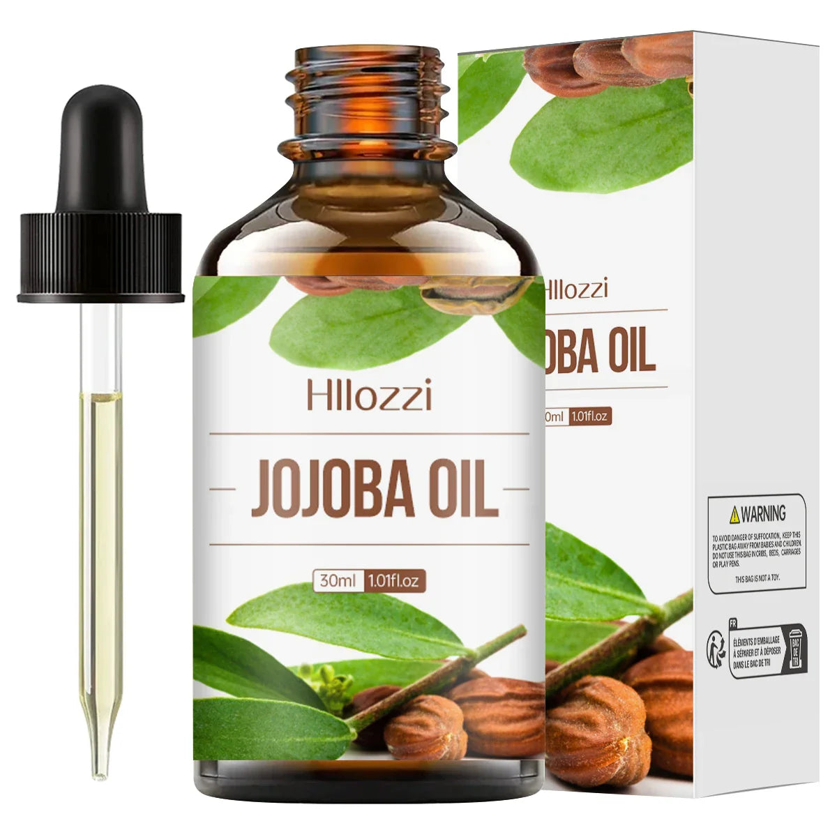 Hllozzi 30ml Pure Jojoba Oil – Face & Body Moisturizing Oil