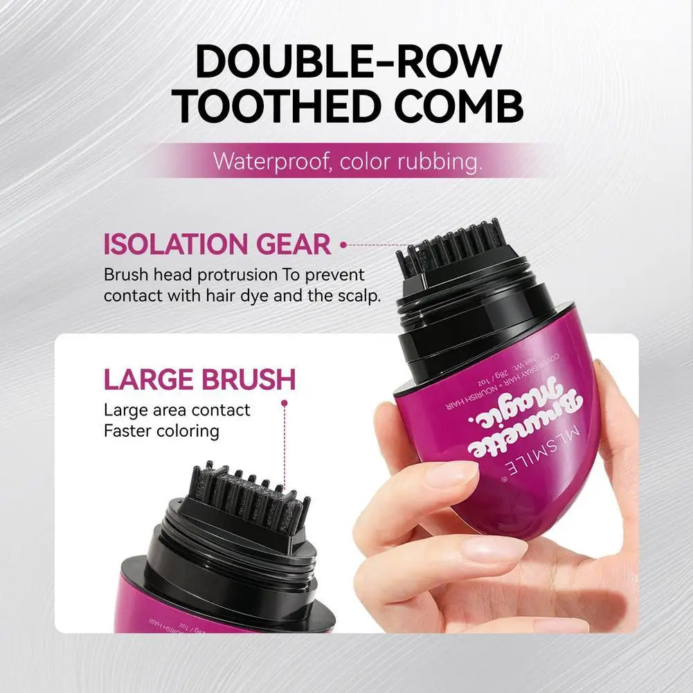 Temporary Hair Color Stick & Comb – Instant Gray Root Concealer